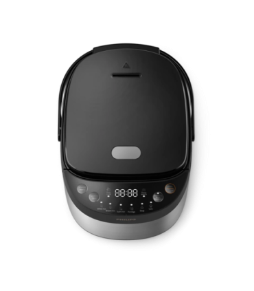 Philips Mini rice cooker HD3093/80 3000 series 600 W 0.85 L Number of programs 8 Black/Stainless Steel