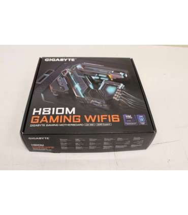 SALE OUT. Gigabyte H810M GAMING WIFI6 Processor family Intel Processor socket LGA1851 DDR5 Supported hard disk