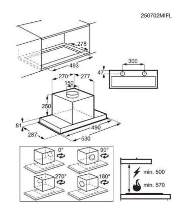 ELECTROLUX CFG526R range hood