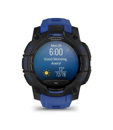 Garmin Instinct 3 3.05 cm (1.2") AMOLED 45 mm Digital 390 x 390 pixels Black GPS (satellite)