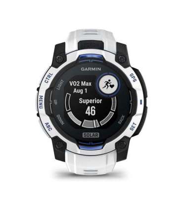 Garmin Instinct 2.29 cm (0.9") MIP 45 mm Digital 176 x 176 pixels Touchscreen Black, White GPS (satellite)