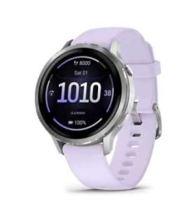 Garmin Venu 4 3.05 cm (1.2") AMOLED 41 mm Digital 390 x 390 pixels Touchscreen Silver Wi-Fi GPS (satellite)