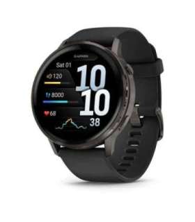 Garmin Venu 4 3.56 cm (1.4") AMOLED 45 mm Digital 454 x 454 pixels Touchscreen Black Wi-Fi GPS (satellite)