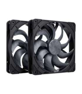 Noctua 140mm NF-A14x25 G2 PWM Sx2 PP chromax.black edition - dual fan set