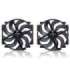 NF-A14x25r G2 PWM Sx2-PP chromax.black - dual fan set, black