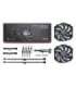 NF-A14x25r G2 PWM Sx2-PP chromax.black - dual fan set, black