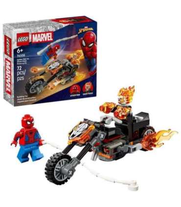 LEGO MARVEL 76335 Spider-Man vs. Ghost Rider Motorcycle