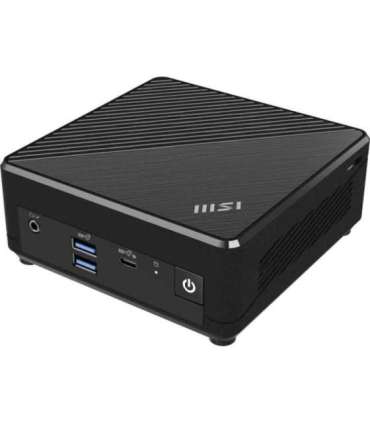 MSI Cubi N ADL S-078EU Intel® N N100 4 GB DDR4-SDRAM 128 GB SSD Windows 11 Pro Mini PC Black