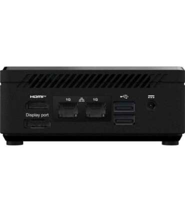 MSI Cubi N ADL S-078EU Intel® N N100 4 GB DDR4-SDRAM 128 GB SSD Windows 11 Pro Mini PC Black
