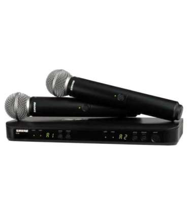 Shure BLX288E/SM58-H8E - wireless system with receiver and two SM58 microphones