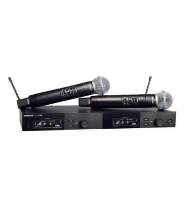 Shure SLXD24DE/B58-G59 - dual digital wireless system with two transmitters/handheld microphones