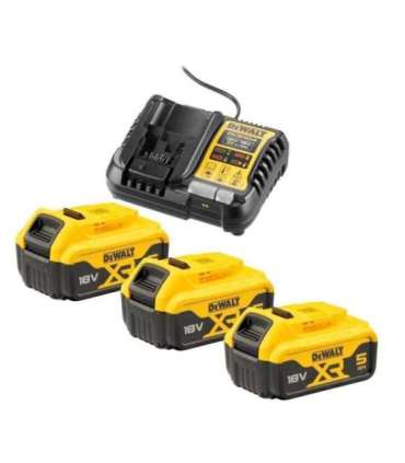 DeWalt DCK429P3T-QW Combo set DCD805 + DCG405 + DCH273 + DCF850, 18 V black, yellow