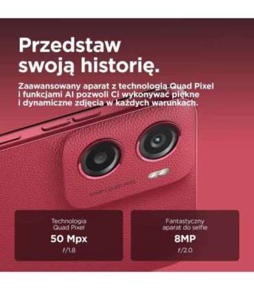 Smartfon Motorola Moto G05 4/128GB Plum Red