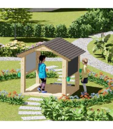 CLASSIC WORLD EDU puidust kahepoolne kriiditahvel ja magnetiline õppevahend