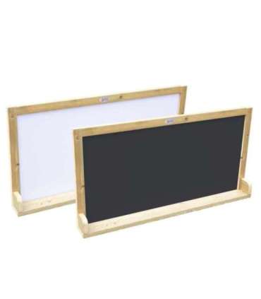 CLASSIC WORLD EDU puidust kahepoolne kriiditahvel ja magnetiline õppevahend