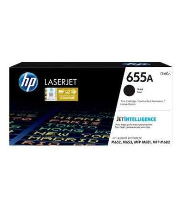 HP Cartridge No 655A HP655A HP 655A Black Schwarz (CF450A)