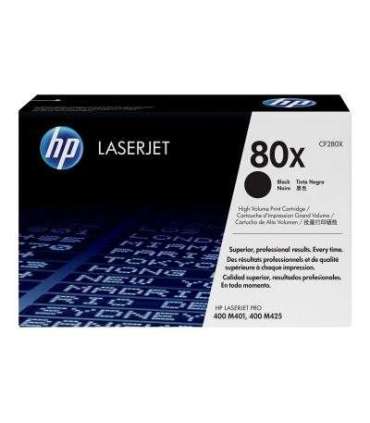 HP Cartridge No 80X HP80X HP 80X Black Schwarz (CF280X)