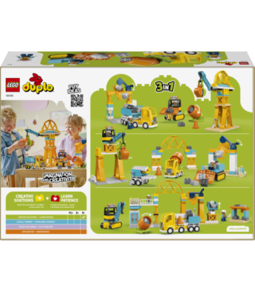 LEGO DUPLO Kolm ühes ehitusplats ja -masinad