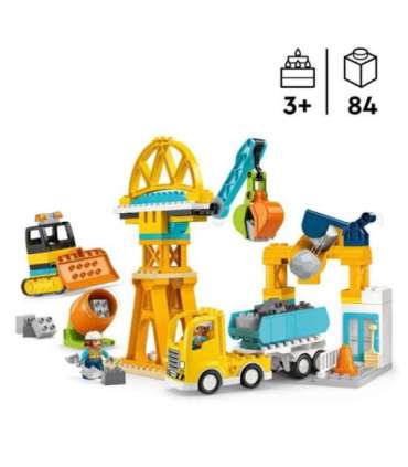 LEGO DUPLO Kolm ühes ehitusplats ja -masinad