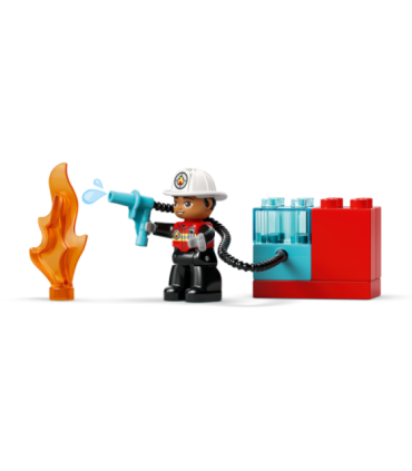 LEGO DUPLO Tuletõrjeauto vooliku ja tuletõrjujaga