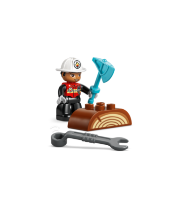 LEGO DUPLO Tuletõrjeauto vooliku ja tuletõrjujaga