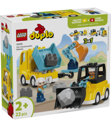 LEGO DUPLO Kolm ühes ehitusmasinad