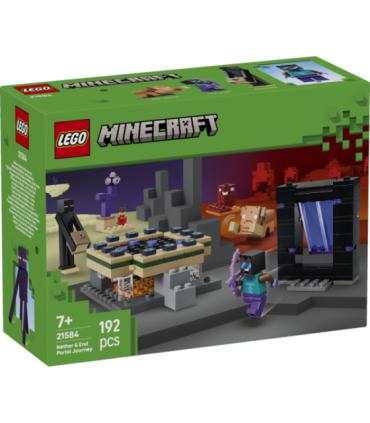 LEGO Minecraft Netheri ja lõpuportaali teekond