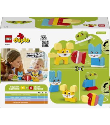 LEGO DUPLO Kolm ühes loomingulised armsad lemmikloomad