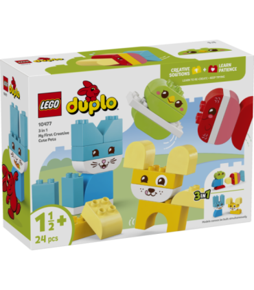 LEGO DUPLO Kolm ühes loomingulised armsad lemmikloomad