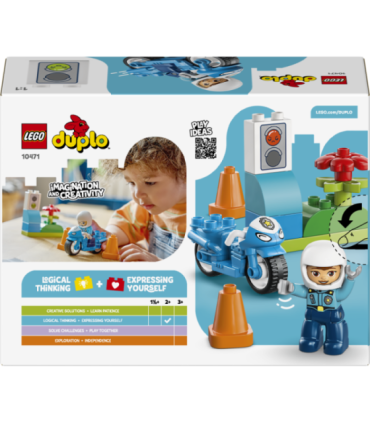 LEGO DUPLO Sinine politseimootorratas