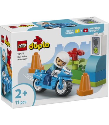 LEGO DUPLO Sinine politseimootorratas