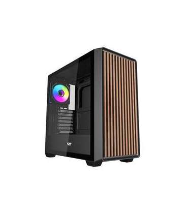 Darkflash DS900WD ATX computer case (black) + 4 fans