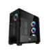 Darkflash DS900WD ATX computer case (black) + 4 fans