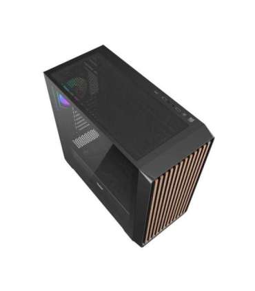 Darkflash DS900WD ATX computer case (black) + 4 fans
