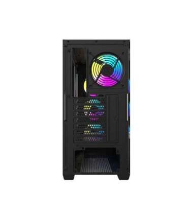 Darkflash DS900WD ATX computer case (black) + 4 fans