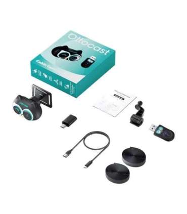 Ottocast Cabin Care wireless CarPlay adapter with baby car mirror