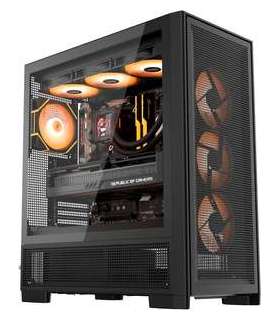 DarkFlash AIRNOVA computer case (black) + 3 fans