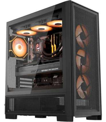 DarkFlash AIRNOVA computer case (black) + 3 fans
