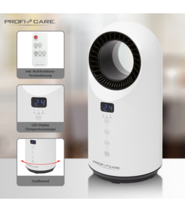 Ceramic fan heater ProfiCare , white