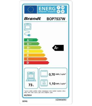 Integreeritav ahi Brandt BOP7537W