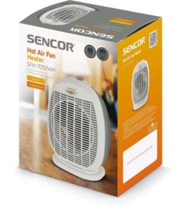 Hot air fan heater Sencor, white