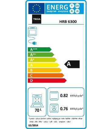 Integreeritav ahi Teka HRB6300ATS Antratsiit/hõbe