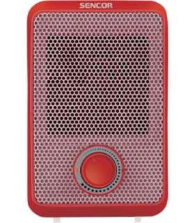 Hot air fan heater Sencor, red