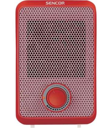 Hot air fan heater Sencor, red