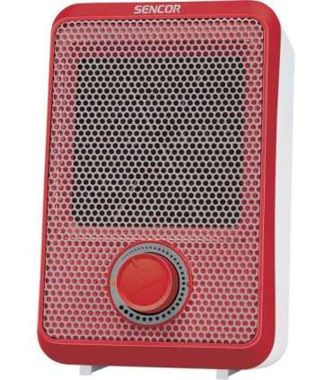 Hot air fan heater Sencor, red