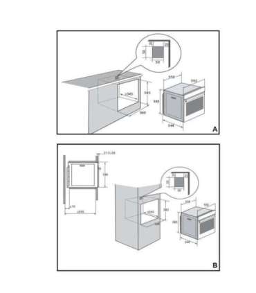 Integreeritav ahi Brandt BOH3415A