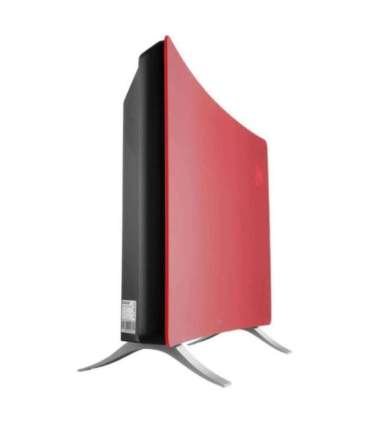 Smart wi-fi glass convection heater Sencor, red