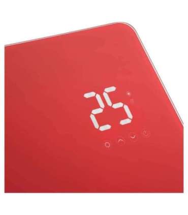 Smart wi-fi glass convection heater Sencor, red