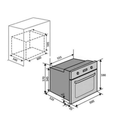 Integreeritav ahi Schlosser OE629CBL