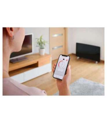 Smart wi-fi glass convection heater Sencor, black